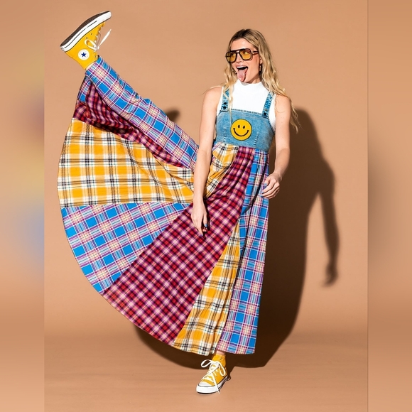 Dressed In Lala Walking On Sunshine Overall Dress - Picture 6 of 10